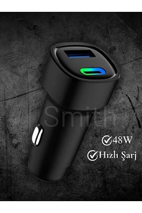 شارژر خودرو مشکی Smith - کد 845584190