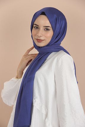 شال آبی زنانه پلی استر Emproyal - کد 761403130