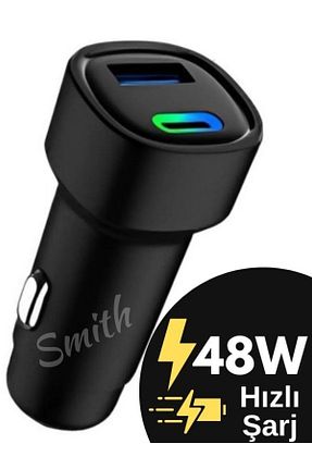 شارژر خودرو مشکی Smith - کد 845584190
