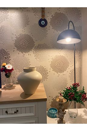 گلدان بژ سرامیک CeramicArtDecor - کد 808923127