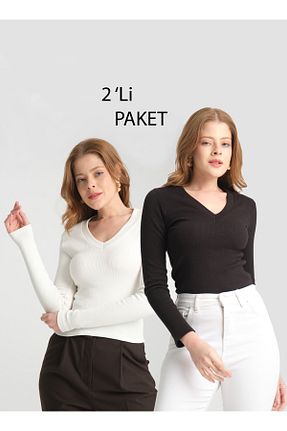 بلوز رنگی زنانه ساده Lisirru - کد 881303447