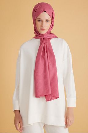 شال صورتی زنانه پلی استر Belli - کد 881329313
