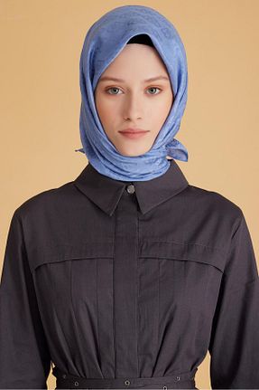 روسری طوسی پنبه ای Belli - کد 881328987