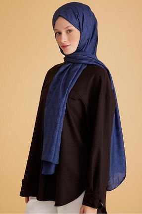 شال طوسی زنانه پلی استر Belli - کد 881329243