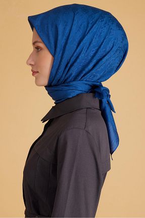 روسری طوسی پنبه ای Belli - کد 881328975