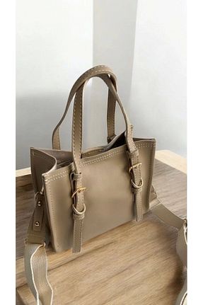 کیف دوشی قهوه ای زنانه چرم مصنوعی Glemix - کد 880650007