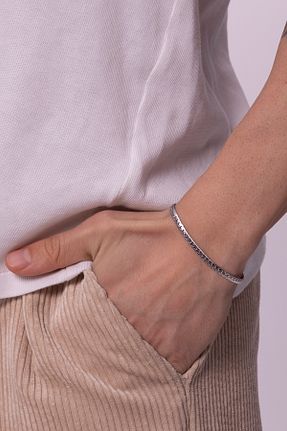 دستبند استیل (فولاد) مردانه استیل (فولاد) Fjellor - کد 834100325