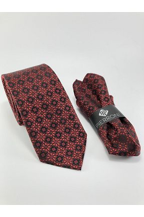 کراوات نارنجی مردانه میکروفیبر PİERRONİ - کد 66437692