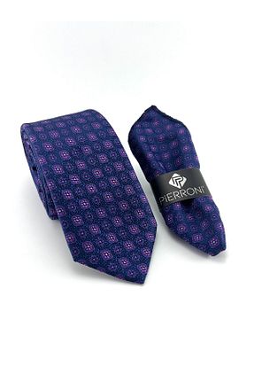 کراوات رنگی مردانه میکروفیبر PİERRONİ - کد 389300591
