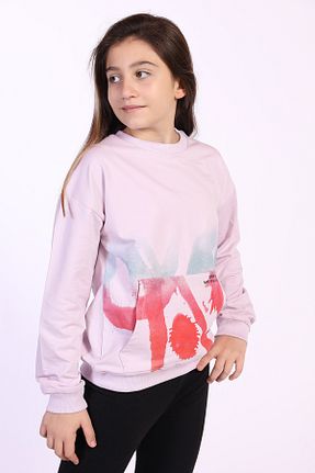 سوئیشرت بنفش بچه گانه چاپی Toontoy - کد 701446916