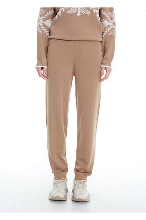 شلوار قهوه ای زنانه تریکو Knitss - کد 468227006