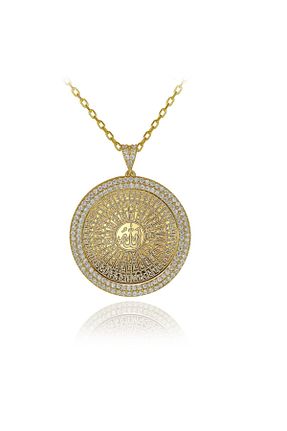 گردنبند نقره طلائی زنانه 925 عیار Takı Boom - کد 155845608