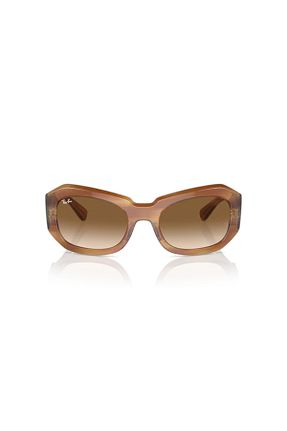عینک آفتابی قهوه ای زنانه UV400 Ray-Ban - کد 841781652