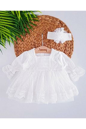 لباس سفید بچه گانه بافتنی Jammybaby - کد 838144715