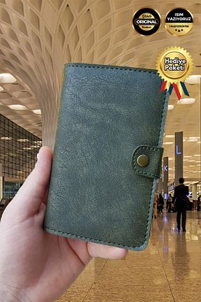 کیف پول سبز زنانه سایز متوسط Vardo - کد 682053369