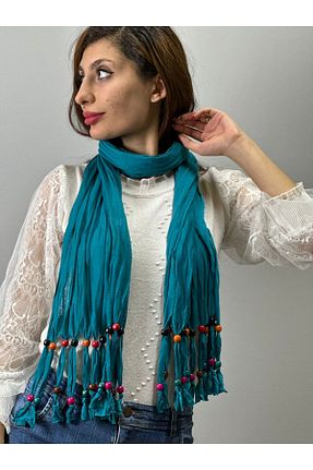دستمال گردن آبی زنانه Gönülden Tasarım - کد 881404145