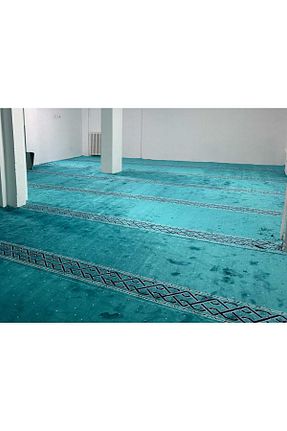 فرش فیروزه ای قابل شستشو AKSEREN - کد 881416496