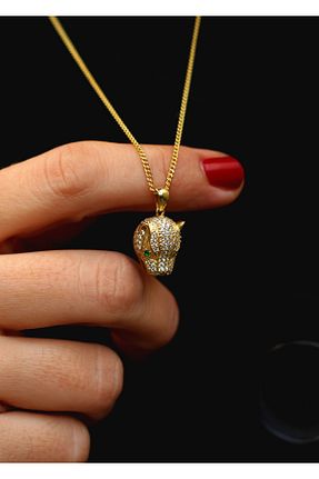 گردنبند نقره زرد زنانه 925 عیار Own Jewelry - کد 881390353