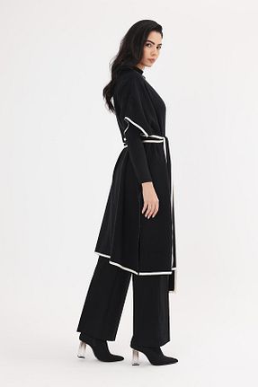 پانچو مشکی زنانه اکریلیک Uludağ Triko - کد 881403609