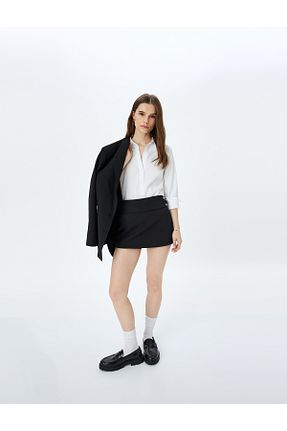 پیراهن سفید زنانه اسلیم Koton - کد 881431323