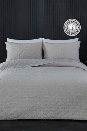 روتختی دونفره سفید پنبه ای Evlen Home Collection - کد 881429075