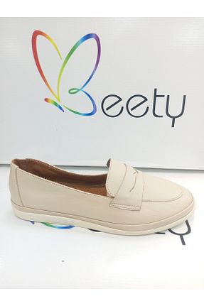 بابت بژ زنانه چرم خالص Beety - کد 881401273