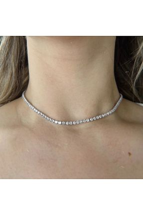 گردنبند جواهر طوسی زنانه سنگ Vitastyle - کد 881399185