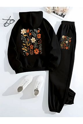 ست گرمکن مشکی زنانه پنبه ای pandy - کد 881444985