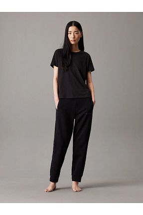 شلوار کرمگن مشکی زنانه رگولار Calvin Klein - کد 881443425