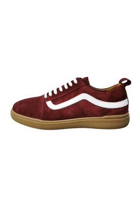 کفش کژوال زرشکی مردانه جیر Big Feet - کد 816003620