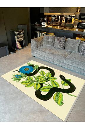فرش رنگی قابل شستشو Rugs Modern Halı - کد 881471163