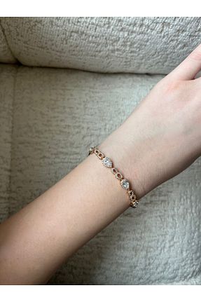 دستبند استیل (فولاد) صورتی زنانه استیل (فولاد) XUPING JEWELRY - کد 881516620