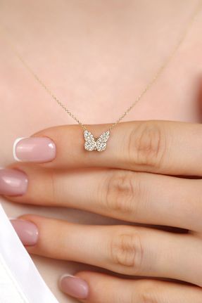 گردنبند نقره زرد زنانه 925 عیار SARIASLAN - کد 881523835