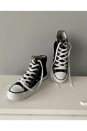 کفش اسنیکر مشکی زنانه بند دار ELİTE STEP - کد 881544753