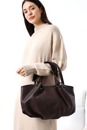 کیف دوشی قهوه ای زنانه جیر Moda azza - کد 881557516