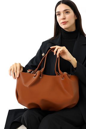 کیف دوشی قهوه ای زنانه جیر Moda azza - کد 881557536