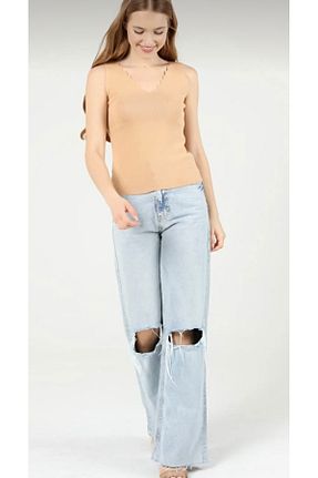 دامن بژ زنانه پارچه Butik - کد 881567692