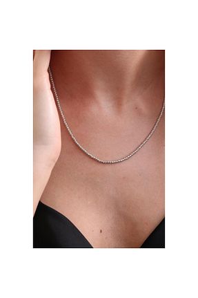 گردنبند نقره صورتی زنانه 925 عیار Şimal Silver - کد 750080808