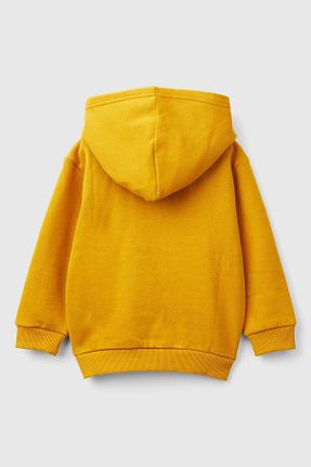 سوئیشرت زرد بچه گانه چاپی Benetton - کد 881652831