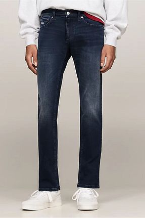 شلوار سرمه ای مردانه جین Tommy Hilfiger - کد 881656953