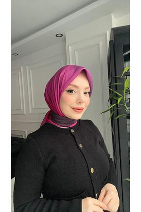 روسری صورتی 90 x 90 Onur - کد 881662922