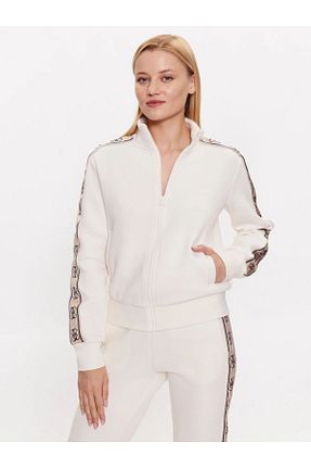 سوئیشرت نباتی زنانه طرح دار Guess - کد 736535409