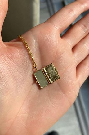 گردنبند نقره طلائی زنانه 925 عیار Spossy Silver Jewelry - کد 881671639