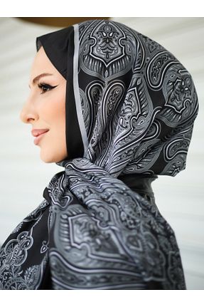 روسری مشکی پلی استر efdal şal eşarp - کد 881674795
