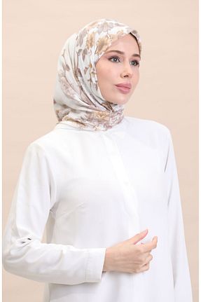 روسری قهوه ای sefamerve - کد 881673071