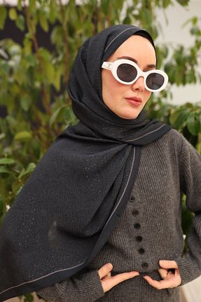 شال مشکی زنانه پلی استر Silk Home - کد 881683546