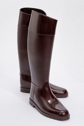 چکمه زرشکی زنانه پاشنه کوتاه (1 - 4 سانتی متر) luvishoes - کد 881690301