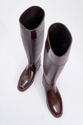 چکمه زرشکی زنانه پاشنه کوتاه (1 - 4 سانتی متر) luvishoes - کد 881690301