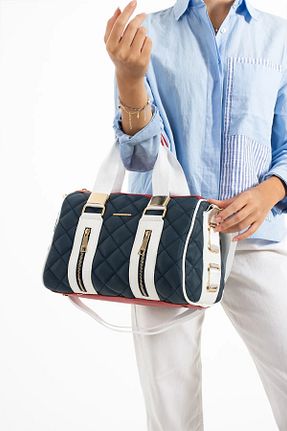 کیف دوشی سفید زنانه چرم مصنوعی Just Polo - کد 881689313