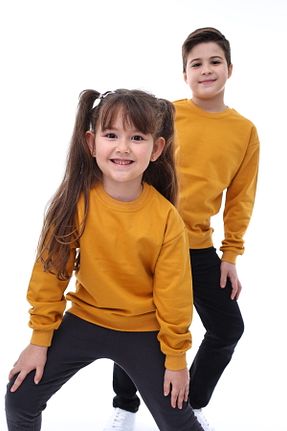 سوئیشرت طوسی بچه گانه ساده ZUZUNGA - کد 881684958
